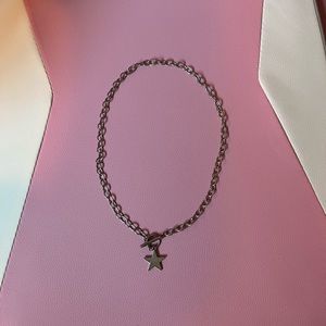 star silver chain necklace